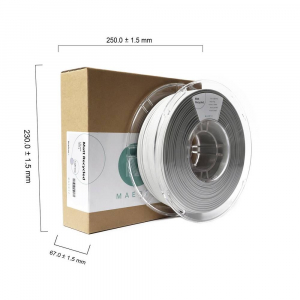 Maertz PLA Matt Recycled nyomtatószál újrahasznosított anyagból 1.75mm, 1kg matt világosszürke (PMMA-1014-001)