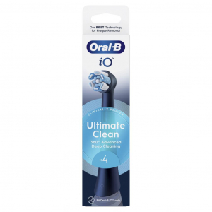 Braun Oral-B iO fogkefefej Ultimate Clean 4db fekete (8700216199483)