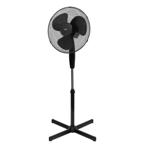 Home állóventilátor, 45 W, 40cm-es lapátátmérő, 3 sebességfokozat, oszcillálás, állítható fejdőlésszög, fekete színű (SF40BK)
