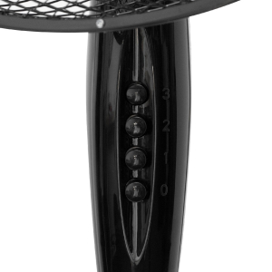 Home állóventilátor, 45 W, 40cm-es lapátátmérő, 3 sebességfokozat, oszcillálás, állítható fejdőlésszög, fekete színű (SF40BK)