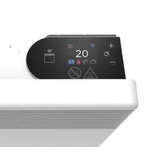 Noirot Spot WIFI 2500 BL konvektor fűtőtest, 2500 W, alumínium fűtőelem, falra szerelhető vagy szabadon álló, napi és heti programozás, applikációval