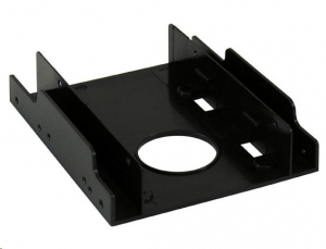 LC Power 2x2.5"->3.5" be&eacute;p&iacute;tő keret fekete (LC-ADA-35-225)
