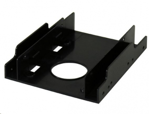 LC Power 2x2.5"->3.5" be&eacute;p&iacute;tő keret fekete (LC-ADA-35-225)