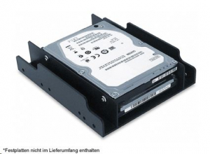 LC Power 2x2.5"->3.5" be&eacute;p&iacute;tő keret fekete (LC-ADA-35-225)