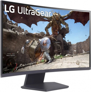 27" LG 27GS60QC-B ívelt gamer monitor