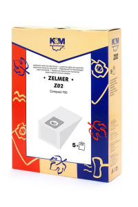 K&M Z02 Zelmer Kompatibilis papír porzsák 5db/cs (Z-02)