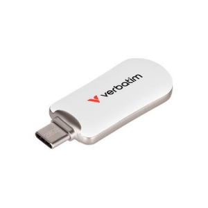 256GB Verbatim "Plectra" USB-C 3.2 Gen1 pendrive feh&eacute;r (30230)