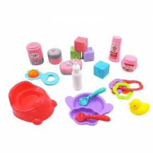 Manyuk Toys Baba&aacute;pol&aacute;si kieg&eacute;sz&iacute;tők - 14-db-os szett (WZB112)