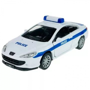 Welly CityDuty: Peugeot Coup&eacute; 407 Police kisaut&oacute;, 1:34 (49720F-24CWD-MH-20-D)