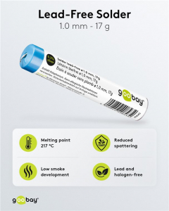 Goobay Ólommentes forraszanyag 17g (1.0 mm) (40843)