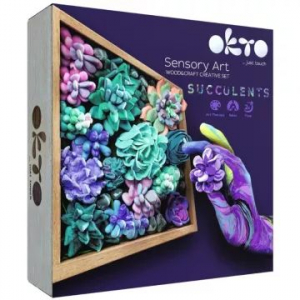Okto Sensory Art: Képkészítő gyurmakészlet - Kövirózsák, gyengédség (10010)