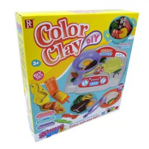 Manyuk Toys Konyhai gyurmaszett főzőlappal (736B-2)