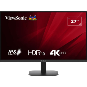 27" ViewSonic VA2708-4K-HD monitor fekete
