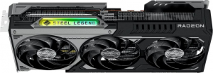 ASRock Radeon RX 9070 XT Steel Legend Dark 16GB videokártya (RX9070XT SLD 16G)