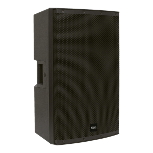 SAL professzionális hangdoboz, 38cm mélysugárzó, ma. 1200 W, aktív zenekari hangdoboz, Bluetooth, MP3, USB, SD, multimédia lejátszó, digitális kijelző