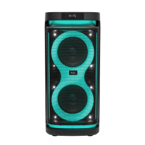 SAL party hangdoboz, 160 Watt, beépített akkumulátor és LED fény, Bluetooth, USB/microSD zenelejátszás, gitár és mikrofon bemenetek, 2-utas, 3 hangszó