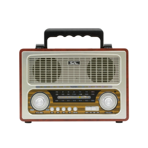 SAL retro t&aacute;skar&aacute;di&oacute;, stereo multim&eacute;dia lej&aacute;tsz&oacute;, BT, USB/microSD, AUX, 3-s&aacute;vos r&aacute;di&oacute;, h&aacute;l&oacute;zati/elemes (RRT3)