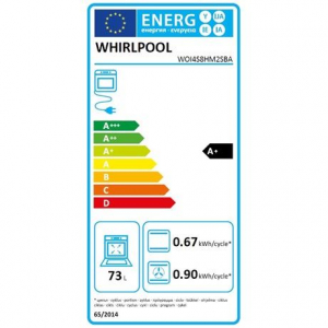 Whirlpool WOI4S8HM2SBA beépíthető elektromos sütő fekete