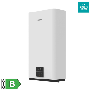 Midea SMART elektromos v&iacute;zmeleg&iacute;tő, bojler, 2000 W, 93 liter, applik&aacute;ci&oacute;val vez&eacute;relhető, 2 v&iacute;ztart&aacute;ly, LED kijelző (D100-20ED6)