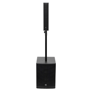 SAL sztereó professzionális oszlopsugárzó hangrendszer, 800 W, Bluetooth TWS, 9db hangsugárzó, színes képernyő, állvány, DSP hangprocesszor (PAS12W243