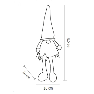 Home LED-es l&oacute;g&oacute; l&aacute;b&uacute; man&oacute;, belt&eacute;ri kivitel, melegfeh&eacute;r LED vil&aacute;g&iacute;t&aacute;ssal, be/ki kapcsol&oacute;val, elemes t&aacute;pell&aacute;t&aacute;s (KDD44)