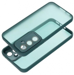 Gigapack Samsung Galaxy A35 5G (SM-A356) szilikon tok akril h&aacute;tlappal s&ouml;t&eacute;tz&ouml;ld (GP-154850)