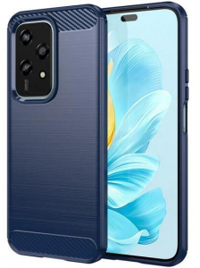 Gigapack Honor 200 Lite szálcsiszolt, karbon mintás tok sötétkék (GP-158797)