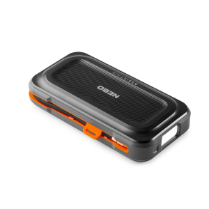Nebo Assist-Air Jump Starter, 1500 A, 55,5 Wh akkumulátor, 120 PSI, 1x USB-A (2,1 A), 1x USB-C (20 W), 200 lm, indítás rásegítő (NEB-PBK-0004-G)