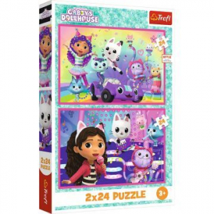 Trefl : Gabi babah&aacute;za, J&aacute;t&eacute;k Gabival - 2 x 24 darabos puzzle (34433)