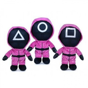 BEAR-IMPEX Squid Game: Őr pl&uuml;ssfigura - 28 cm, t&ouml;bbf&eacute;le (LB335624)
