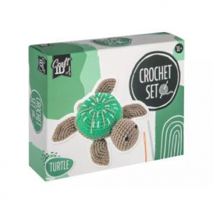 EDU Toys CraftID: Figura horgol&oacute; k&eacute;szlet - Teknős (CR1706-GE)