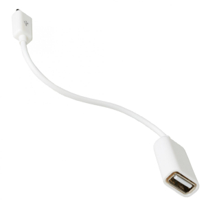 SAL Home  microUSB OTG kábel, USB-A aljzat, microUSB-B dugó, 2,1A, 16cm, 480 Mbps (SA 044)