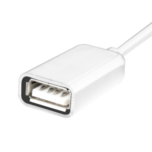 SAL Home  microUSB OTG kábel, USB-A aljzat, microUSB-B dugó, 2,1A, 16cm, 480 Mbps (SA 044)