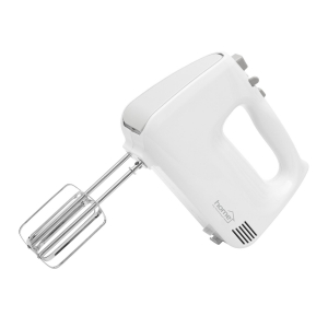 Home kézimixer, 400 W, 5 sebességfokozat, habverő és dagasztó karok, kioldó gomb (HGKM40)