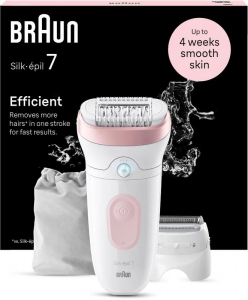 Braun Silk·épil 7 7-030 epilátor fehér-rózsaszín