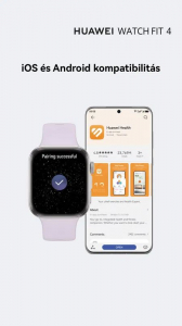 Huawei Watch Fit 4 okosóra fehér (55020EYL)