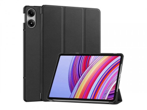 Gigapack Xiaomi Redmi Pad Pro bőr hatású fliptok fekete " Gigapack csomagolás" (GP-159638)