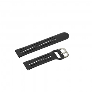 Amazfit univerzális szilikon óraszíj 20mm fekete (XMAMAZ20MMSTRAPSILBK)