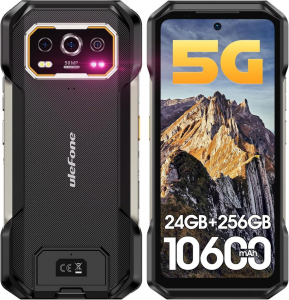 Ulefone Armor 27 Pro 12/256GB Dual-Sim mobiltelefon fekete