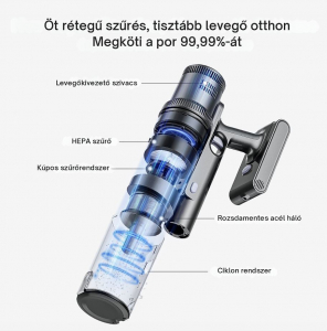 Proscenic P11 Mopping vezeték nélküli porszívó és felmosó