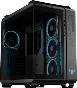 ASUS TUF Gaming GT502 Horizon ATX ablakos ház fekete (90DC0090-B19020)