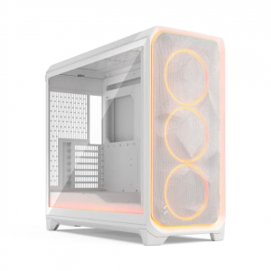 Fractal Design Meshify 3 XL táp nélküli ablakos ház Ambience Pro RGB White TG Clear Tint - fehér (FD-C-MES3X-05)