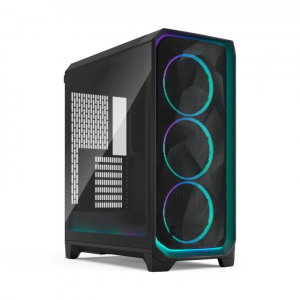 Fractal Design Meshify 3 táp nélküli ablakos ház Ambience Pro RGB Black TG Light Tint - fekete (FD-C-MES3A-03)