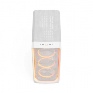 Fractal Design Meshify 3 táp nélküli ablakos ház Ambience Pro RGB White TG Clear Tint - fehér (FD-C-MES3A-05)