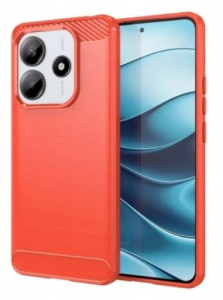 Gigapack Xiaomi Redmi Note 14 5G sz&aacute;lcsiszolt, karbon mint&aacute;s tok piros (GP-166769)