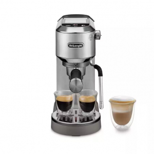 DeLonghi Dedica Duo manu&aacute;lis espresso k&aacute;v&eacute;főző met&aacute;l sz&iacute;nű (EC890.M)