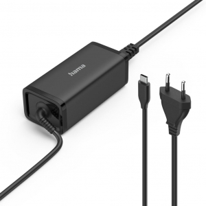 Hama univerz&aacute;lis Notebook t&ouml;ltő Type-C Gan "PD" 5-20V,100W (00200024)