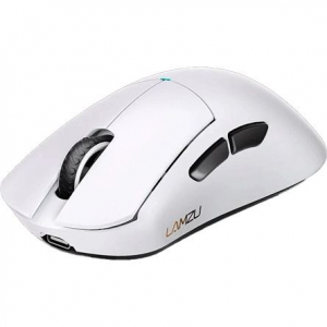 Lamzu Paro Aurora optikai vezet&eacute;k n&eacute;lk&uuml;li gaming eg&eacute;r feh&eacute;r + 8K adapter