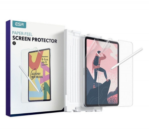 ESR PAPER FEEL képernyővédő fólia 2db (full screen, papír hatás + segédkeret) ÁTLÁTSZÓ Apple IPAD Pro 11 (2022) / IPAD Pro 11 (2021) / IPAD Pro 11 (20