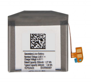 Samsung akku 330mAh LI-ION  Galaxy Watch 3 eSIM 45mm (SM-R845F) / Galaxy Watch 3 45mm (SM-R840) "Gigapack csomagolás" (EB-BR840ABY / GH43-05011A)